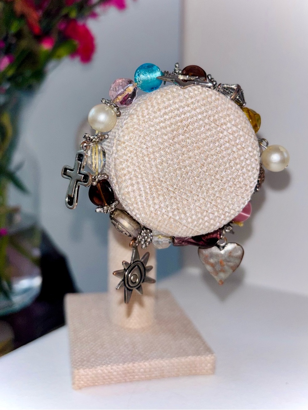 Lia Sophia Celestial Spiritual Charm Bracelet Artisan Jewelry